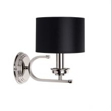 Bolt kinkiet ścienny E14 60W chrom/czarny abażur